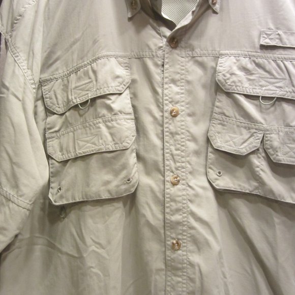 FIELD & STREAM LONG SLEEVE, VENTED BUTTON DOWN OUTDOOR SHIRT, LARGE - Picture 3 of 10